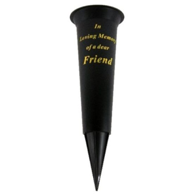 'In Loving Memory Dear Friend' Grave Spike